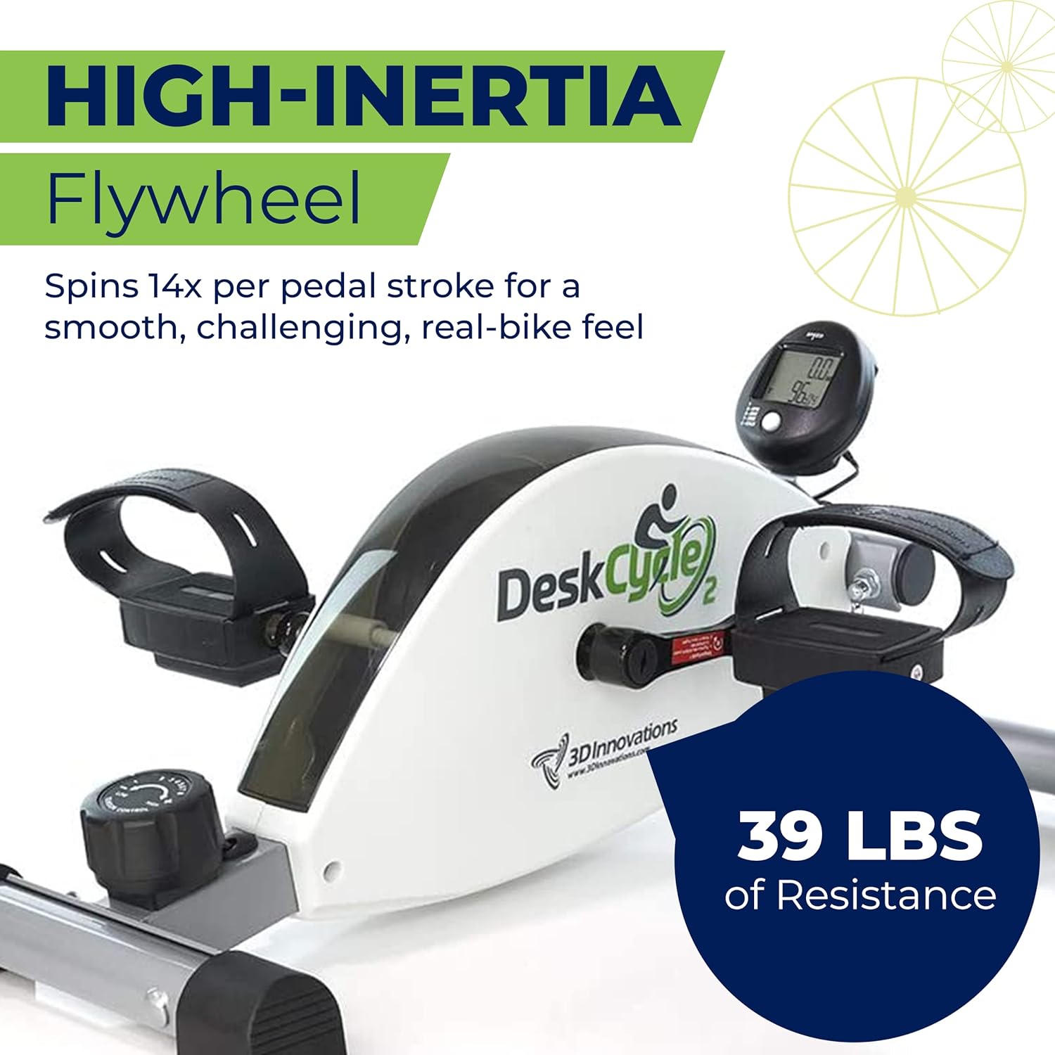 Adjustable Under Desk Bike Pedal Exerciser