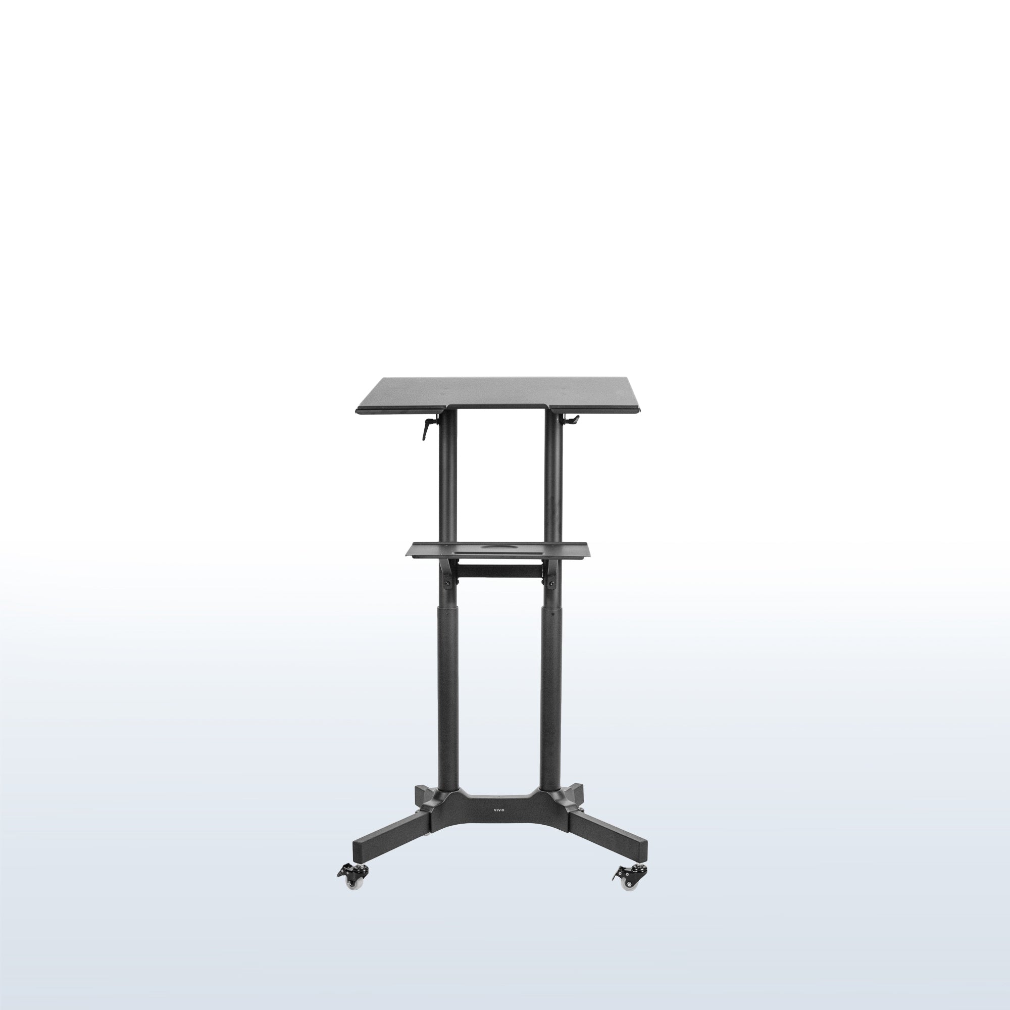 Height Adjustable Mobile Podium Cart