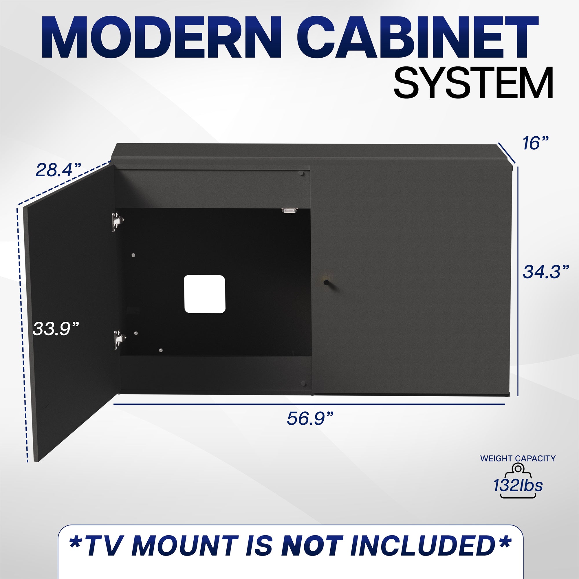 TV Lift Cabinet - 32" to 65" Screens (Designed for MOUNT-E-UP65A)