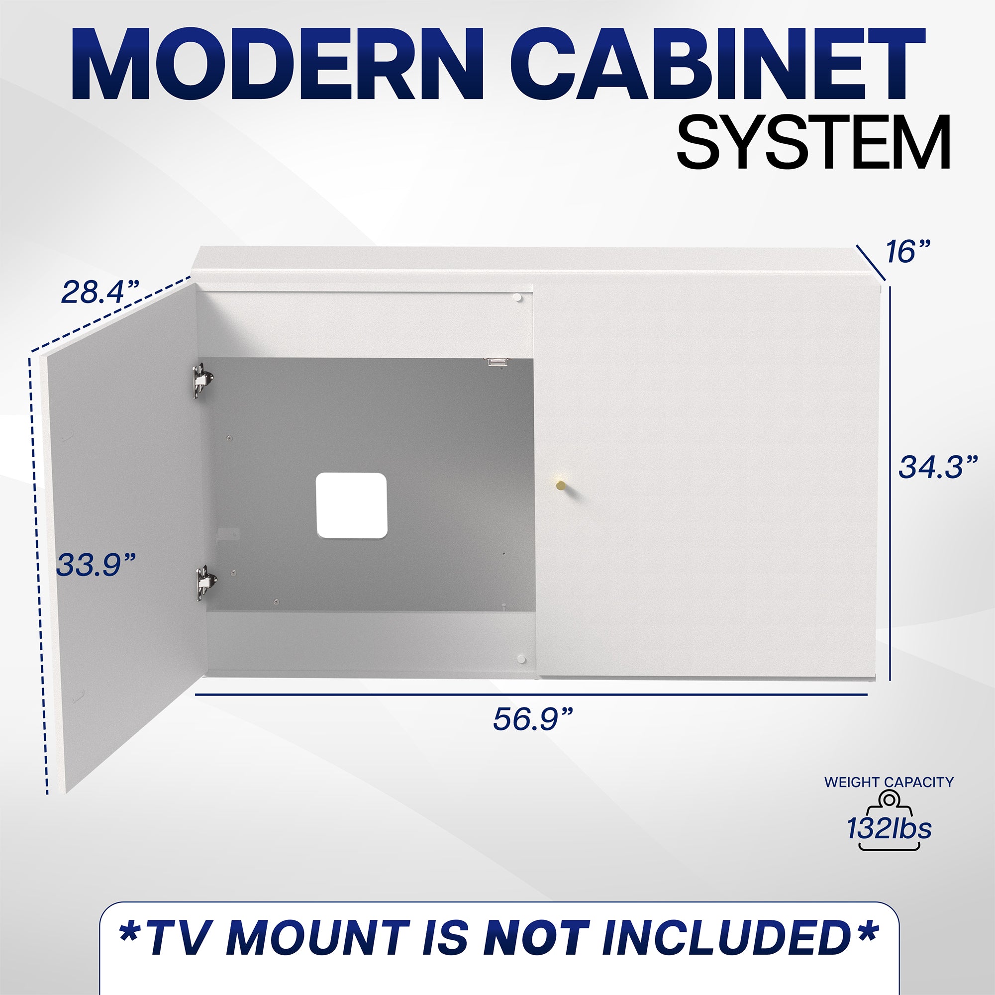 TV Lift Cabinet - 32" to 65" Screens (Designed for MOUNT-E-UP65A)