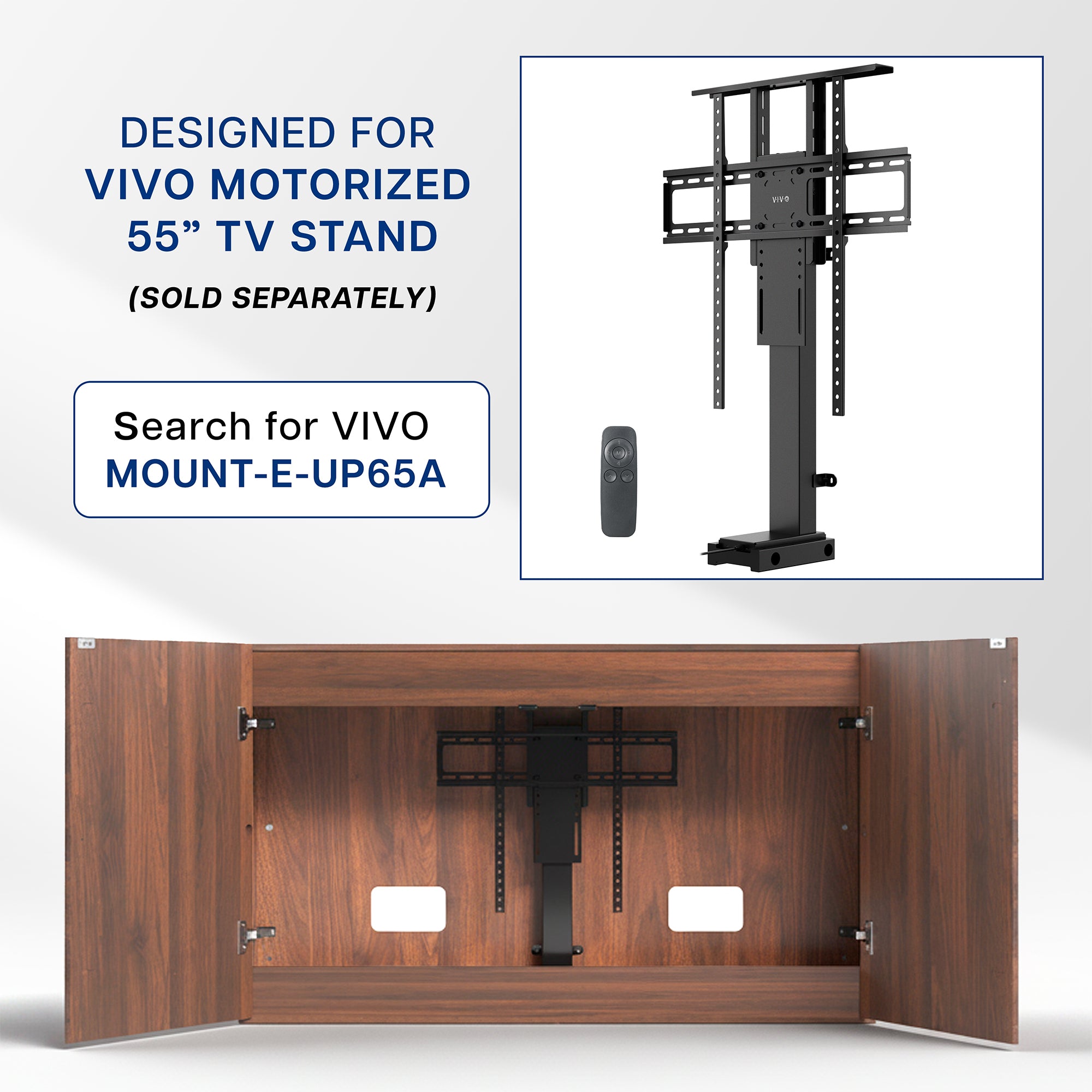 TV Lift Cabinet - 32" to 65" Screens (Designed for MOUNT-E-UP65A)