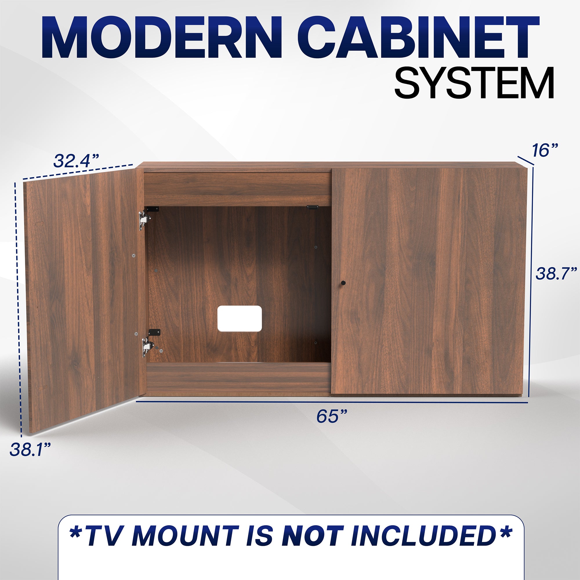 TV Lift Cabinet - 32" to 65" Screens (Designed for MOUNT-E-UP65A)