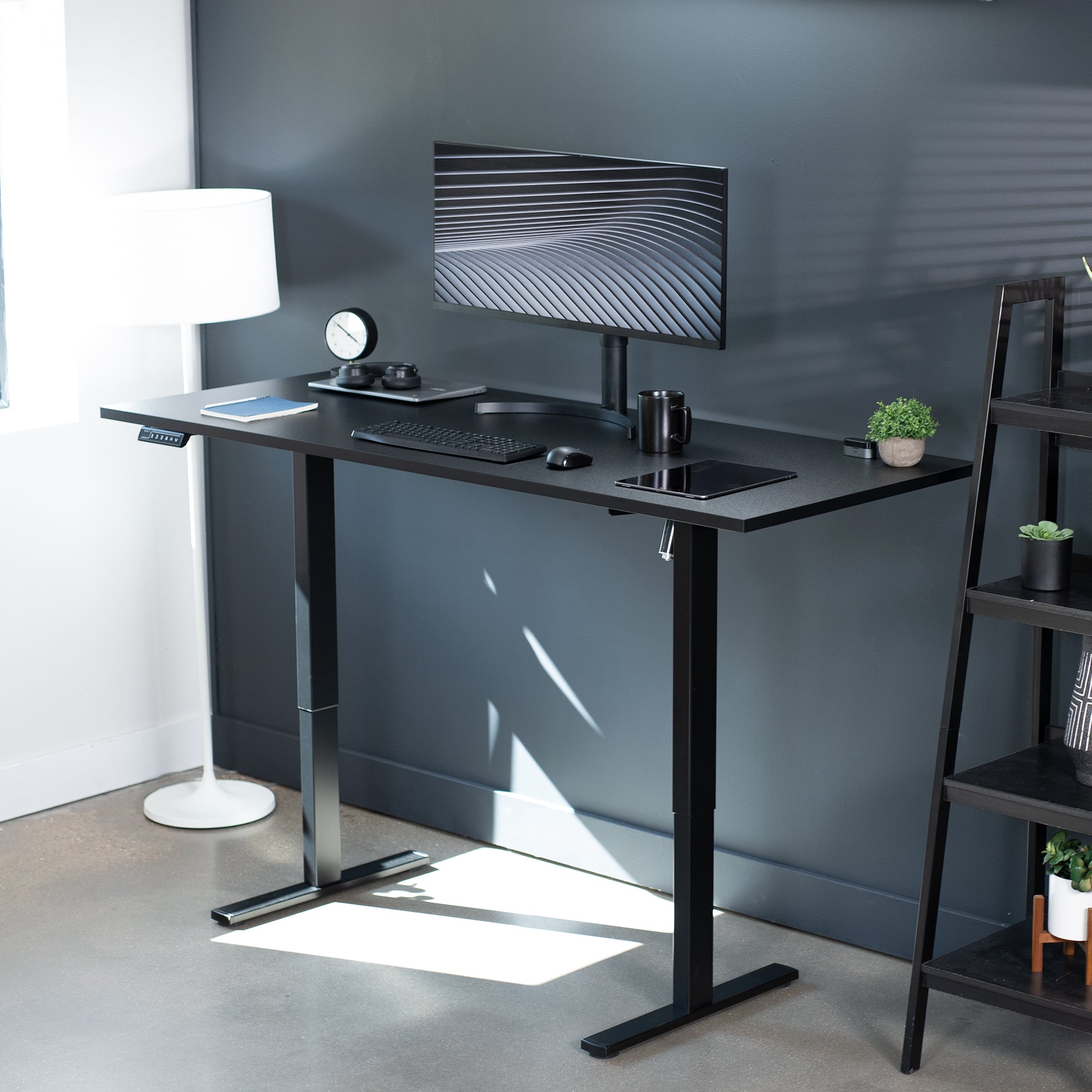 1BS Series - Electric Desk with Square Corner Top