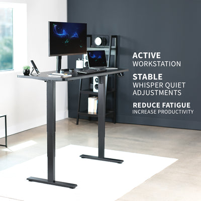 Electric 60” x 24” Stand Up Desk Active Workstation