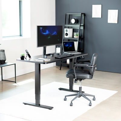 Electric 60” x 24” Stand Up Desk Workstation