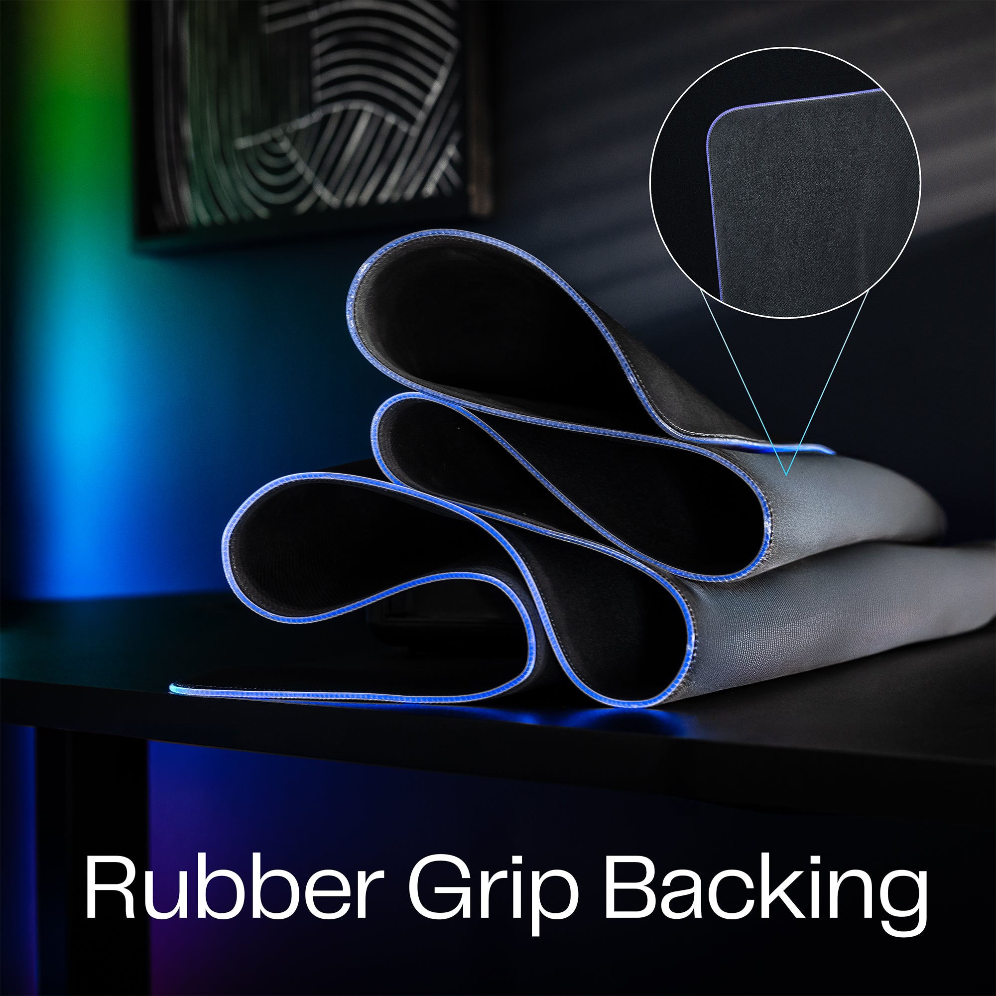 Extra Large 71 x 30 inch Full Size Desk Pad with RGB Lighting for Office Ambience and Immersive Gaming, Oversized Mouse Pad Table Top Cover, 12 Color Modes, Non-slip Base