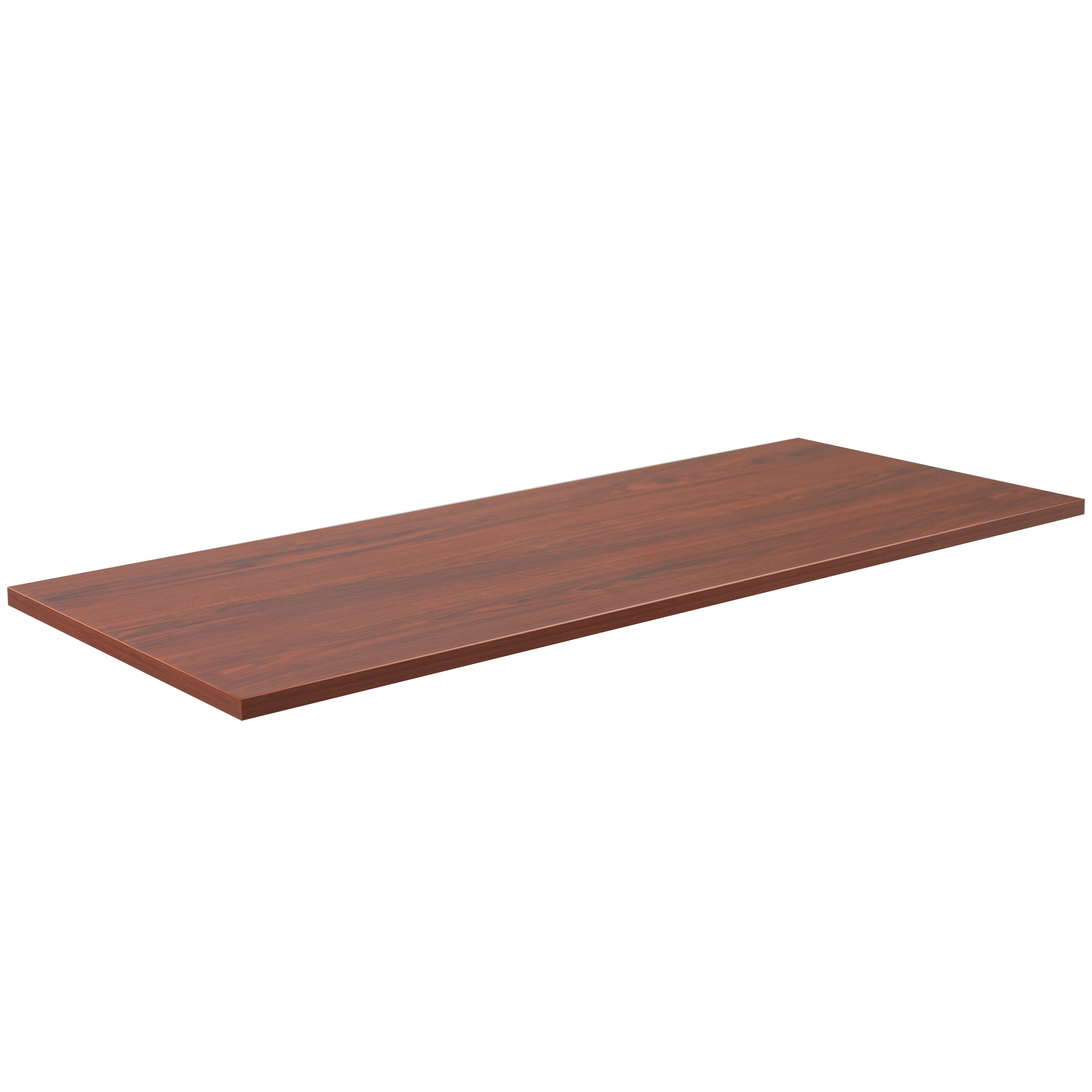 55 x 24 inch Universal Solid One-Piece Square Corner Table Top for Standard and Sit to Stand Height Adjustable Home and Office Desk Frames