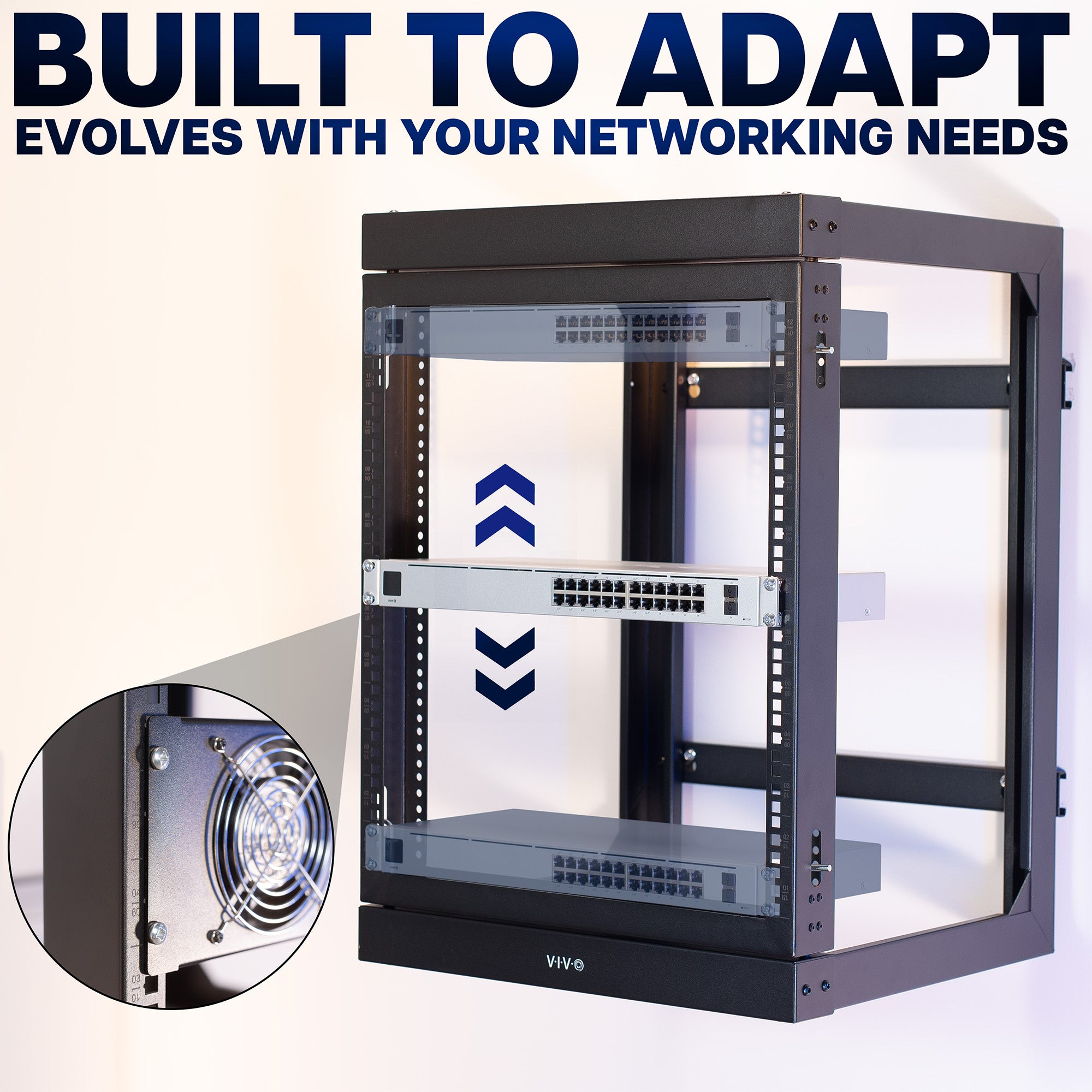 12U Wall Mounted Server Cabinet