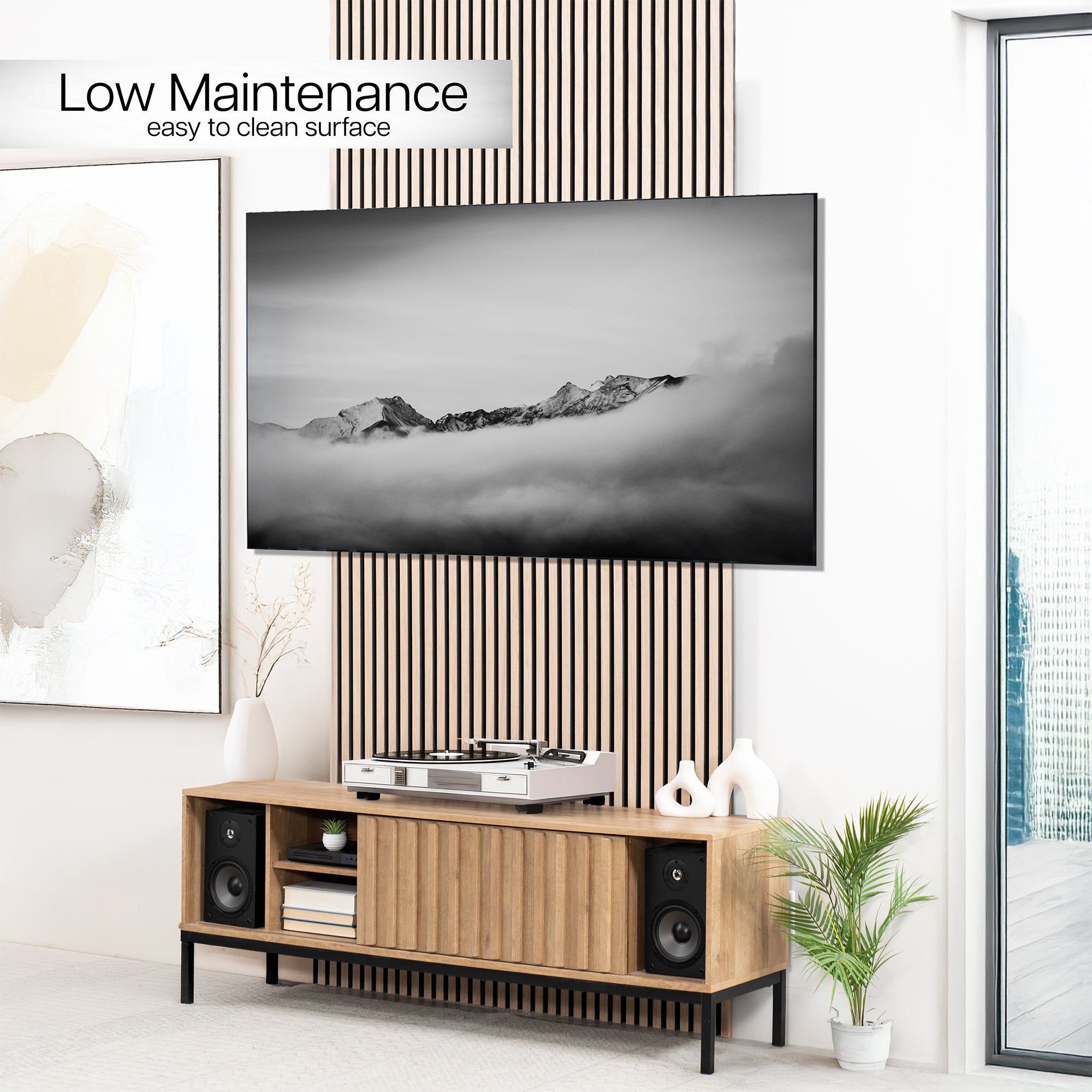 Wood Slat Acoustic Panels (x8)