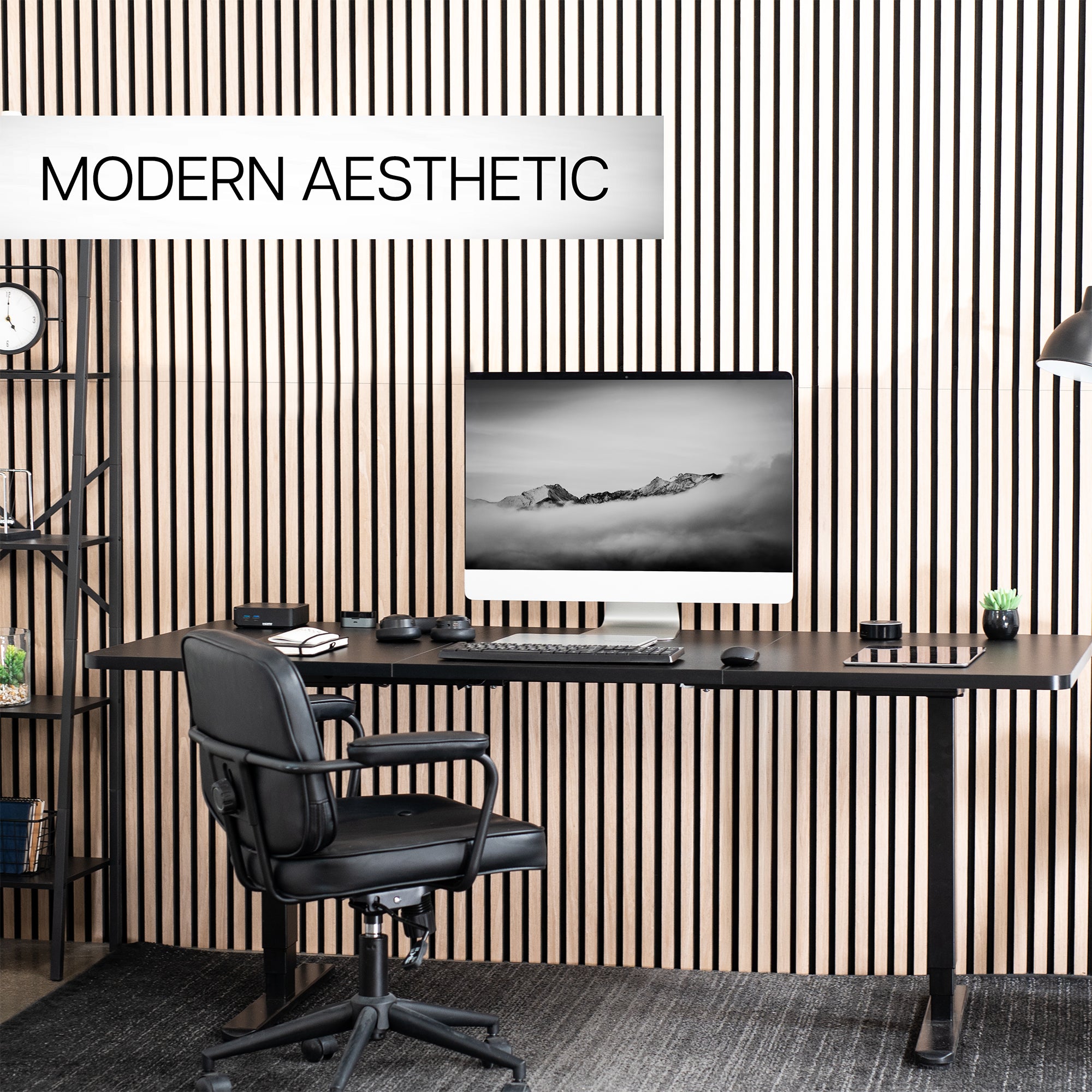 Wood Slat Acoustic Panels (x8)