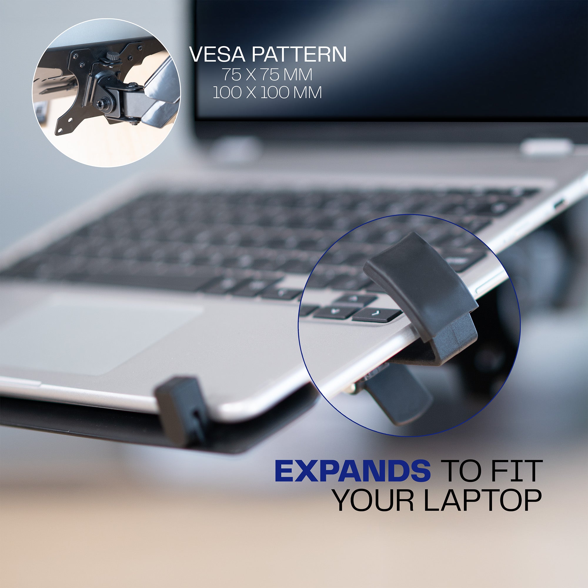Expandable Design to fit as variety of laptops.