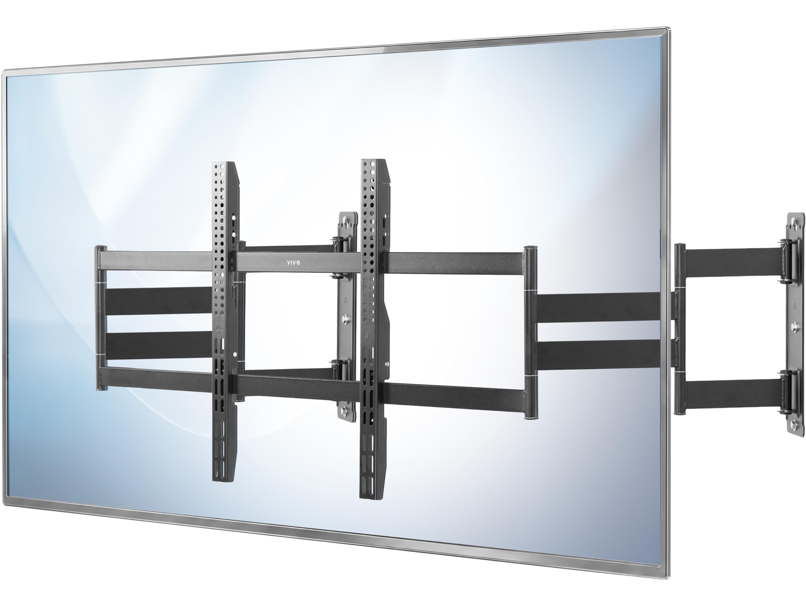 Low Profile Corner Large TV Wall Mount - 75" to 120" Screens