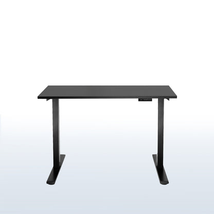 Electric Height Adjustable 55 x 24 inch Memory Stand Up Desk, Solid One-Piece Square Corner Table Top