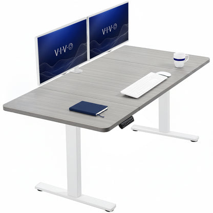 Sturdy sit or stand active workstation with adjustable height using smart control panel.