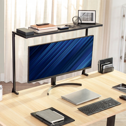 38” Clamp-on Overhead Shelf