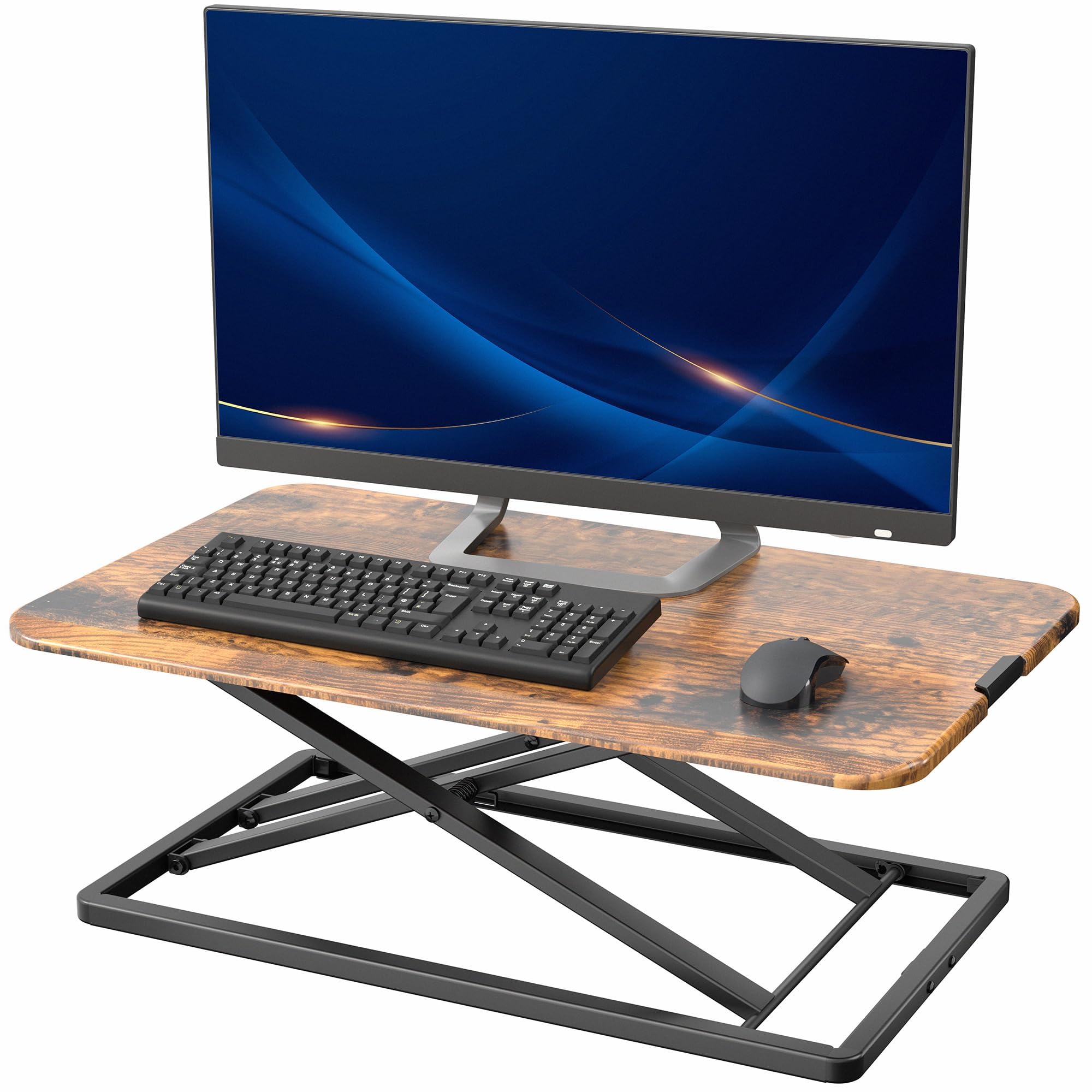 30" Single Top Standing Desk Converter