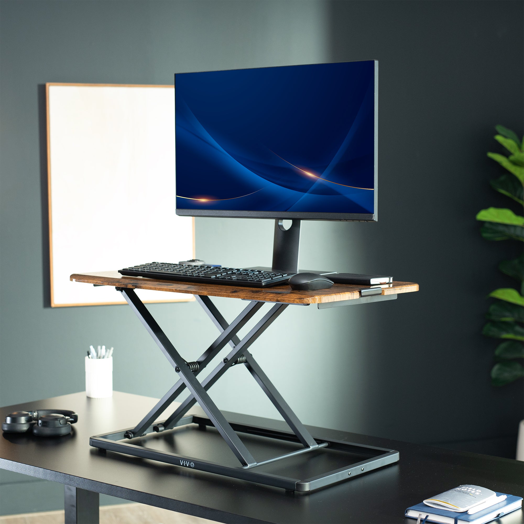 30" Single Top Standing Desk Converter
