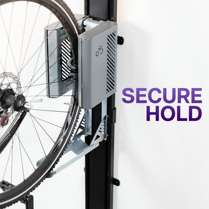 Life Finds by VIVO Vertical Wall Mounted Bike Rack with Mechanical Lift