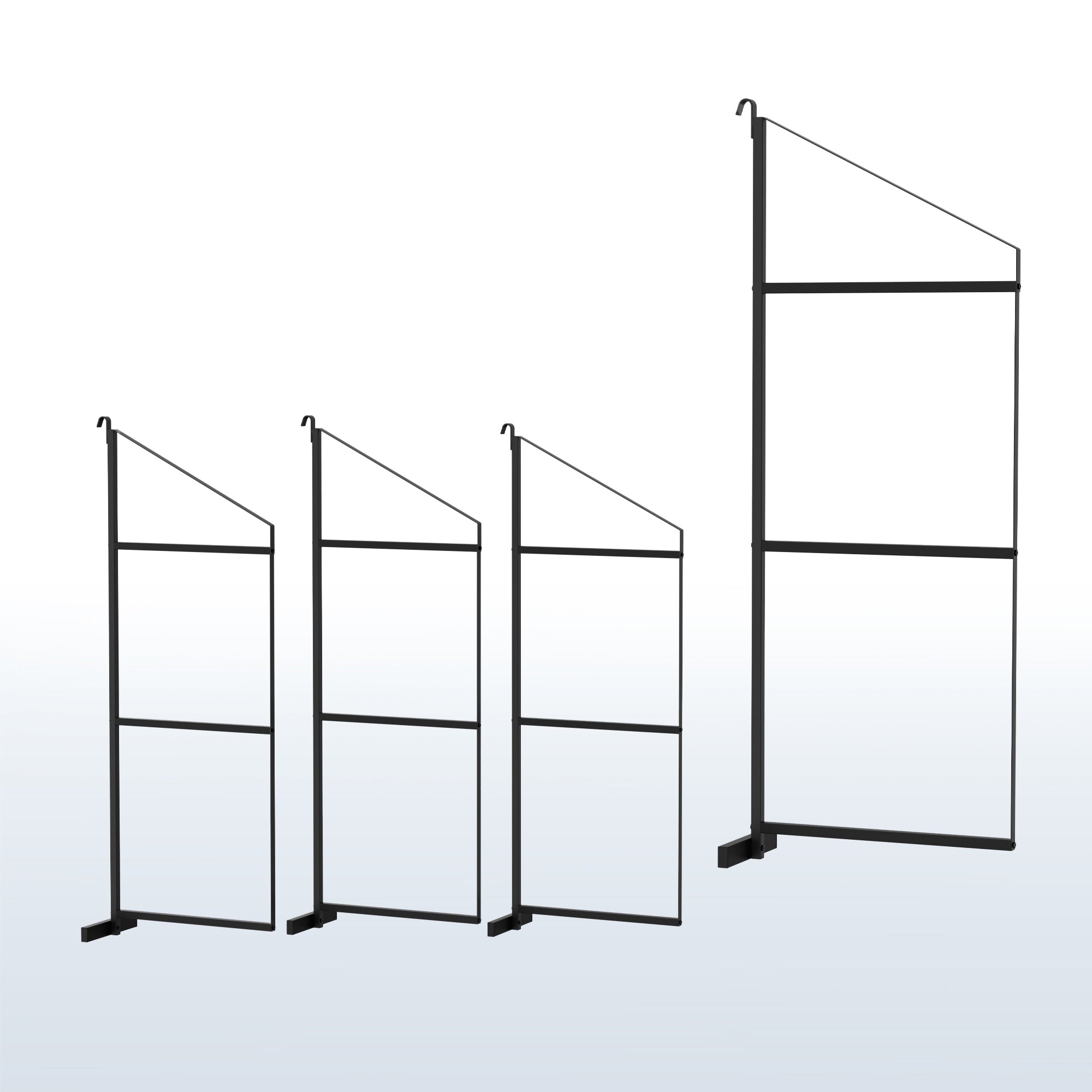 Life Finds by VIVO 3 Tier Shipping Container Shelving Brackets (x4)