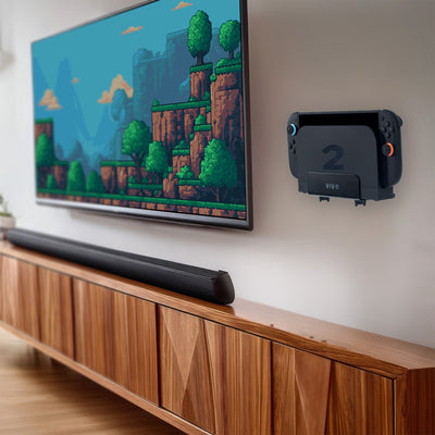Black Nintendo Switch wall mount from VIVO.