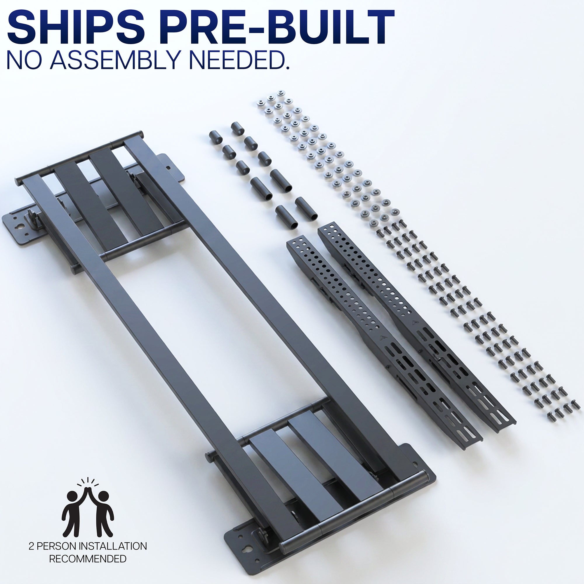 Low Profile Corner Large TV Wall Mount - 75" to 120" Screens