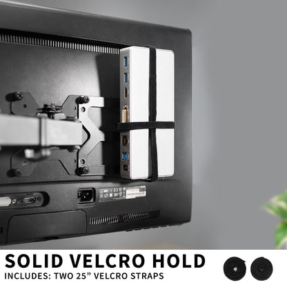 Includes 2 25" velcro straps for a solid hold.