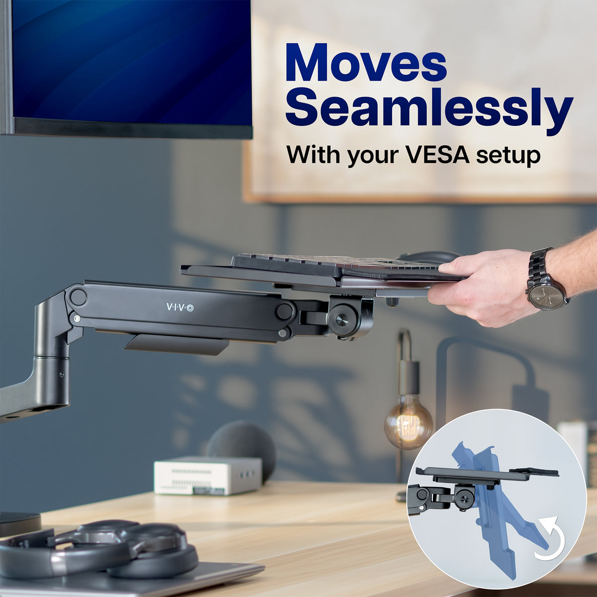 VESA Mounted Keyboard Tray