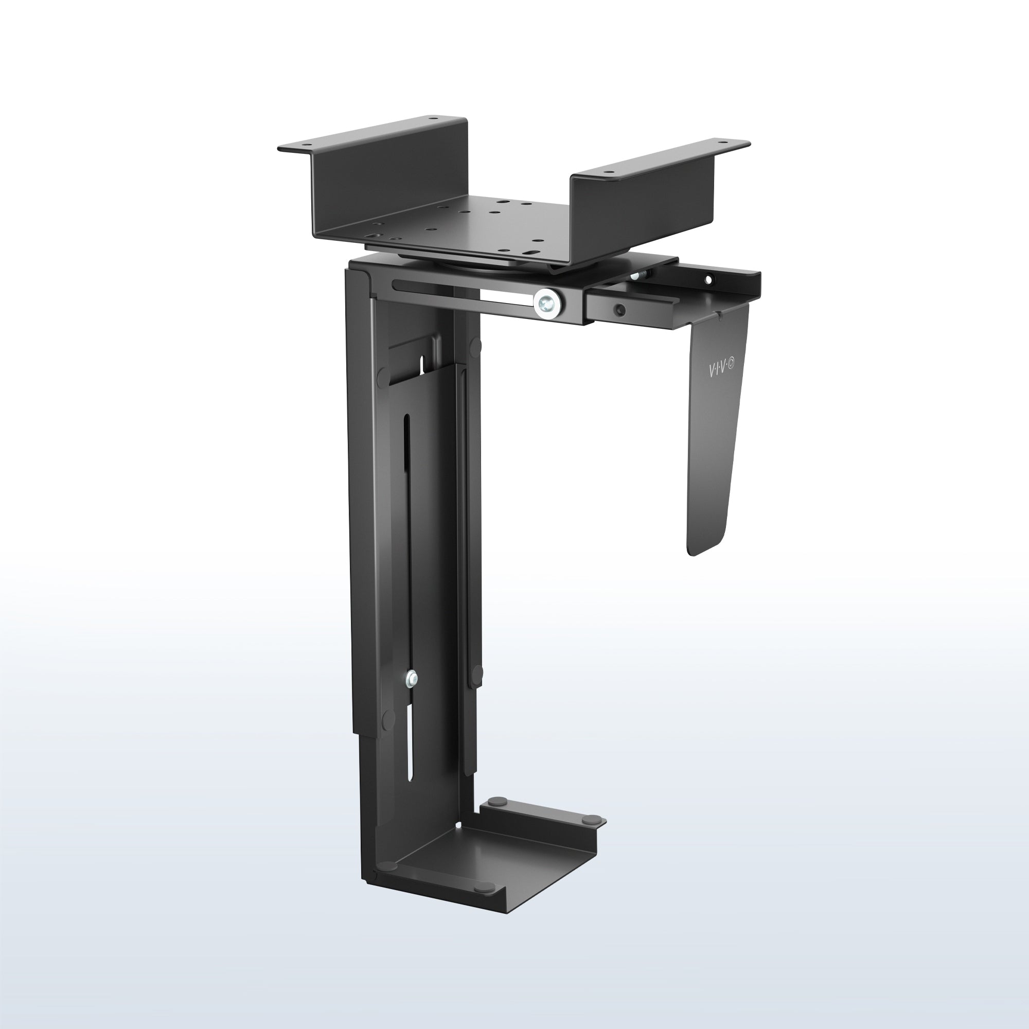 Under Desk PC Mount with Spacer Bracket