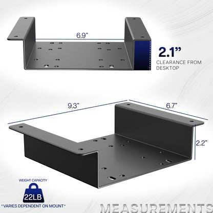 Under Desk Spacer Bracket for VIVO PC Mounts