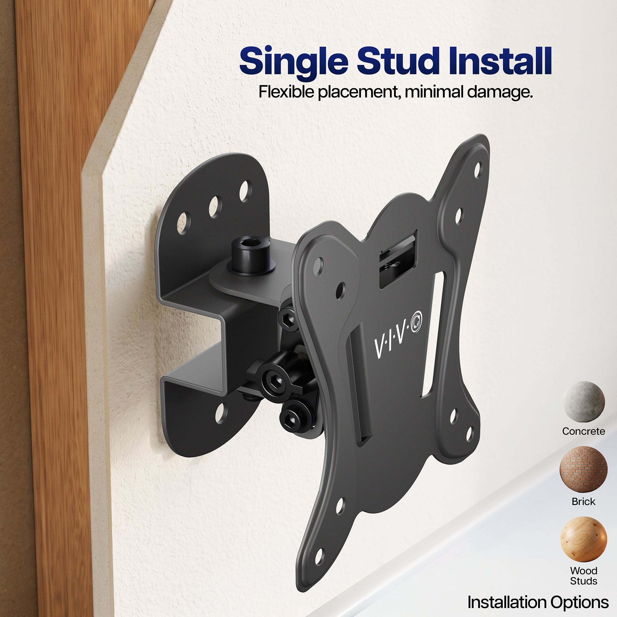 Compact Modular TV Wall Mount - 13" to 32" Screens