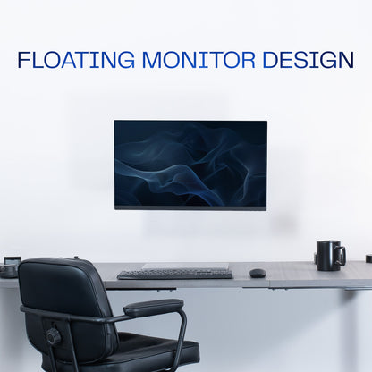 Sturdy adjustable mechanical arm single monitor ergonomic wall mount for office workstation.