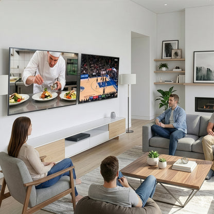 Pop-Out TV Tilting 1x2 Video Wall Mounts - 37” to 65” Screens