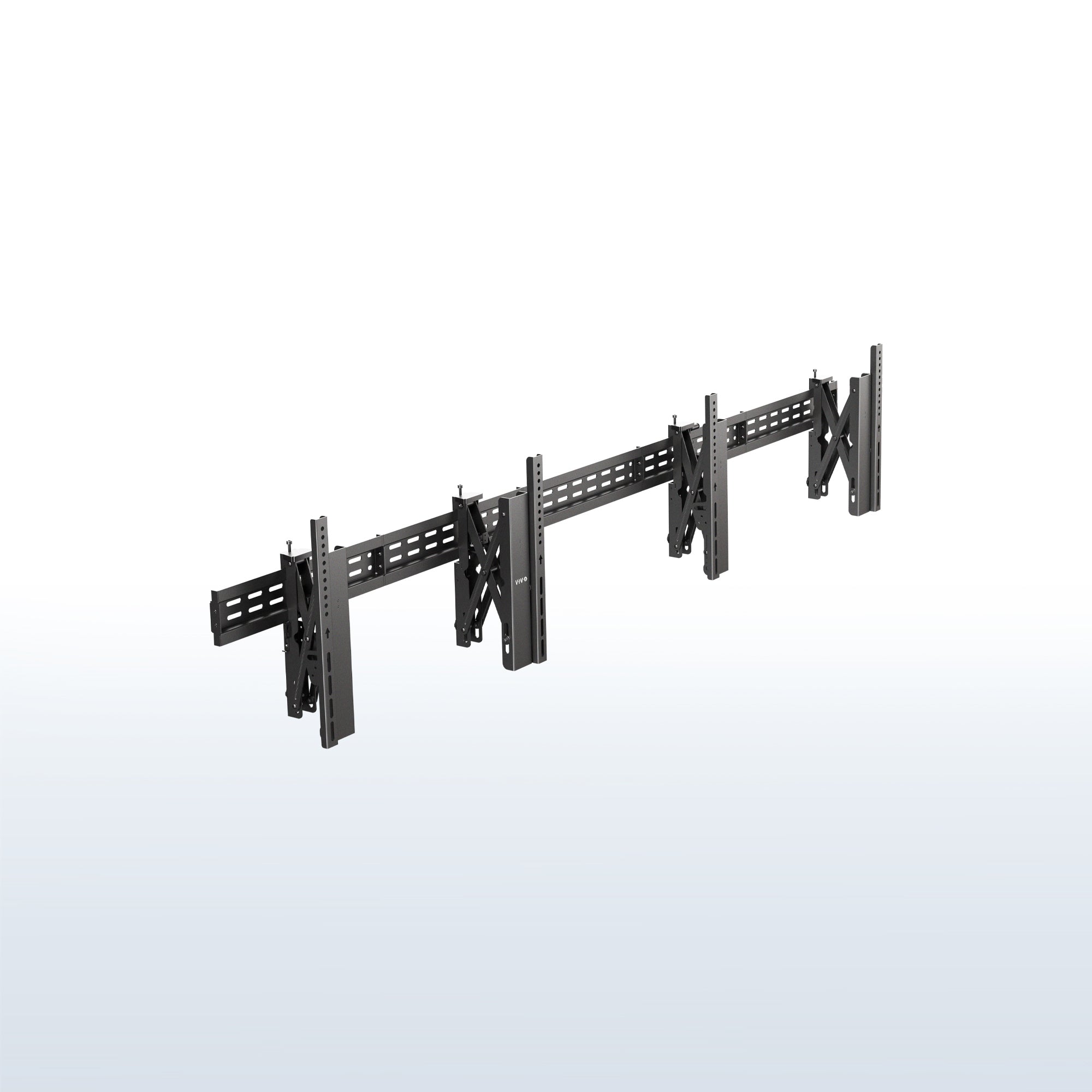 Pop-Out TV Tilting 1x2 Video Wall Mounts - 37” to 65” Screens