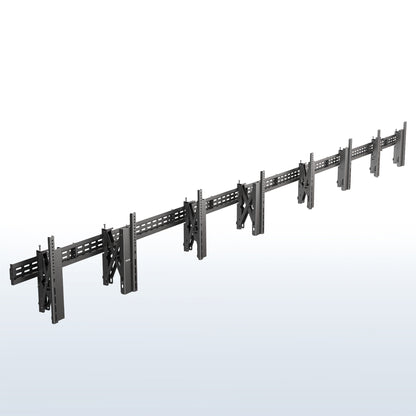 Pop-Out TV Tilting 1x4 Video Wall Mounts - 37” to 65” Screens