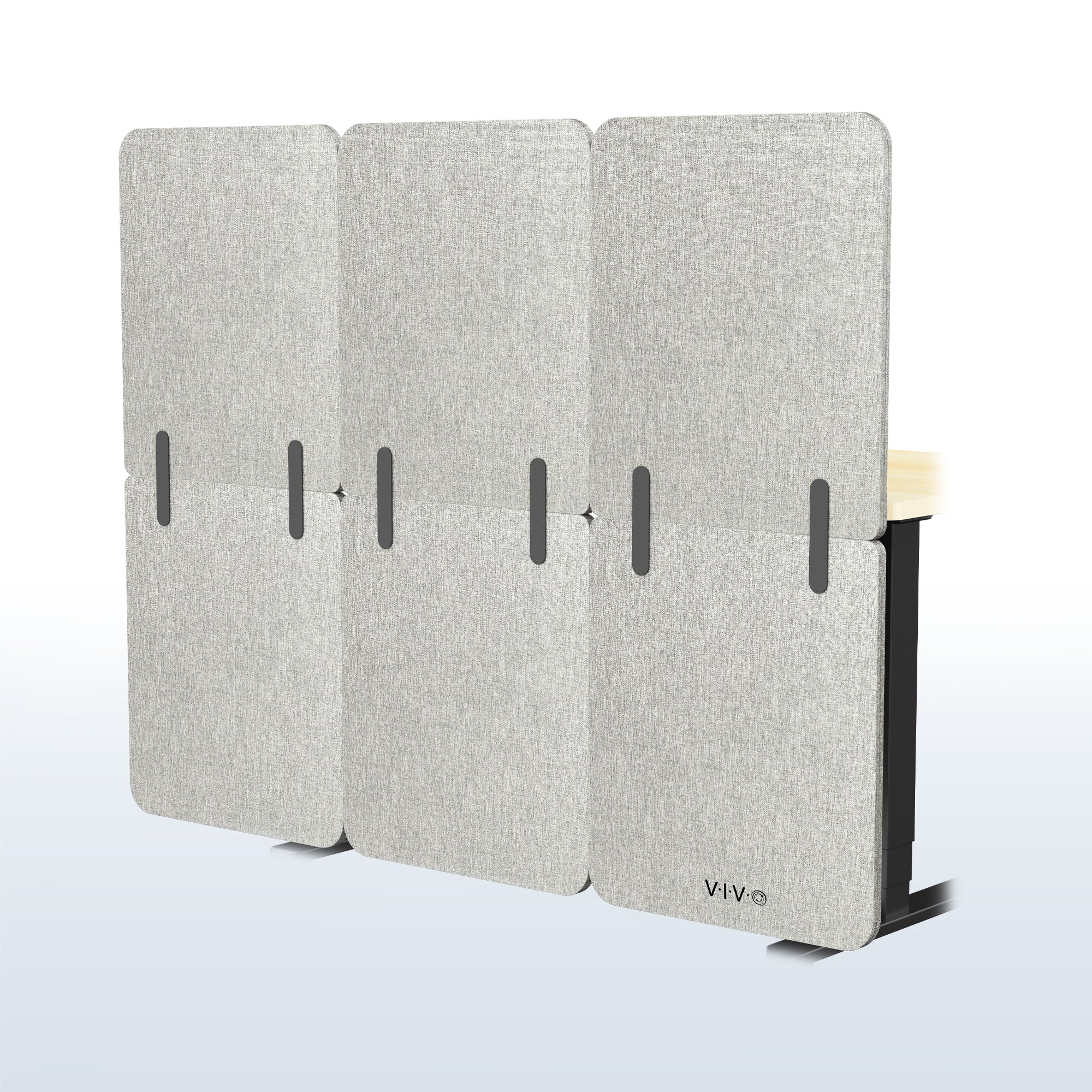 Full Height Clamp-on Desk Privacy Panels (x3)