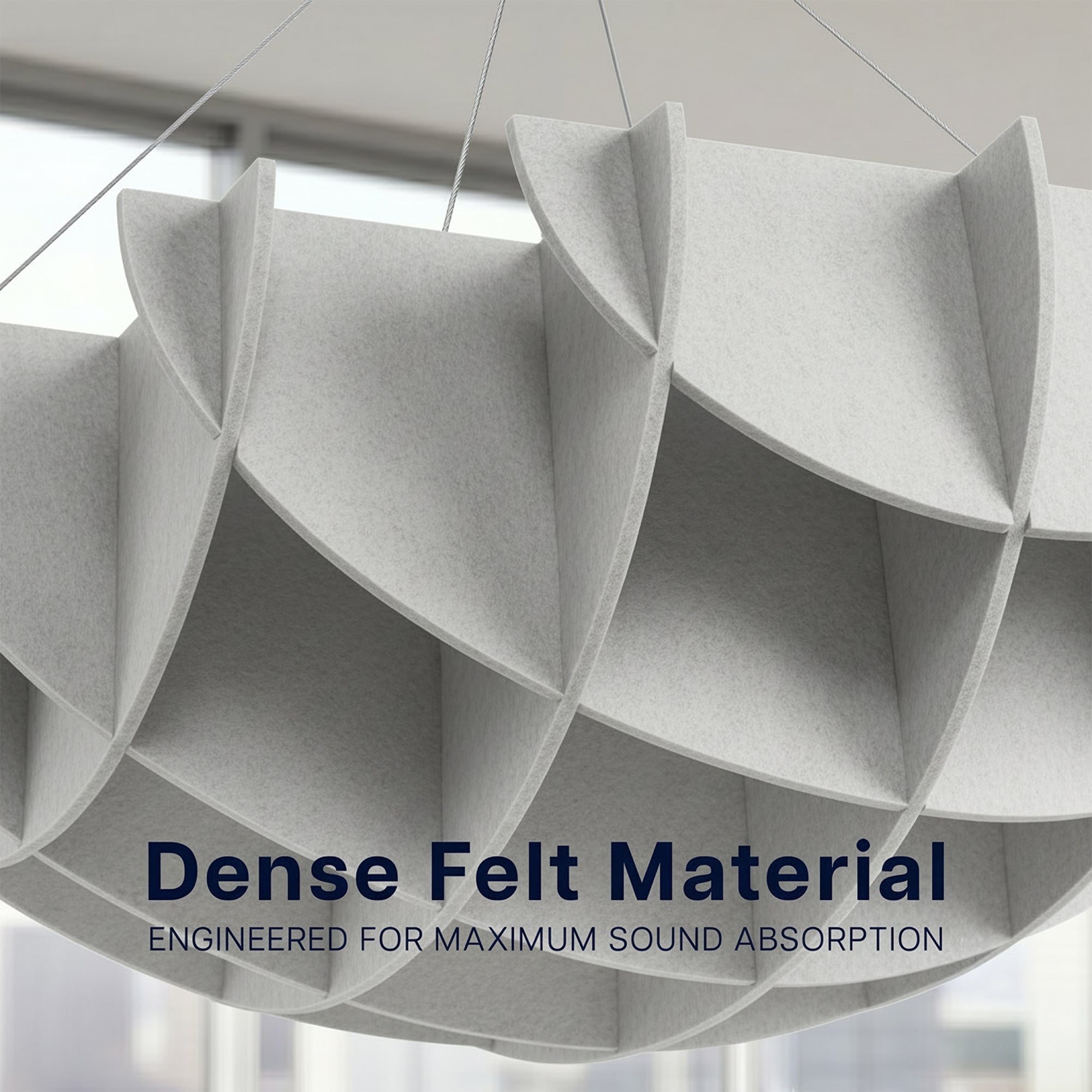 Semi Circle Acoustic Ceiling Panel