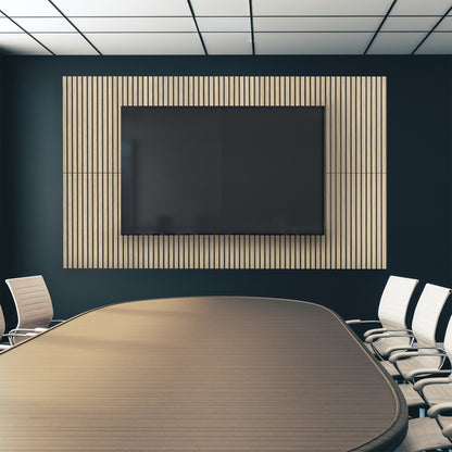 Wood Slat Acoustic Panels (x8)