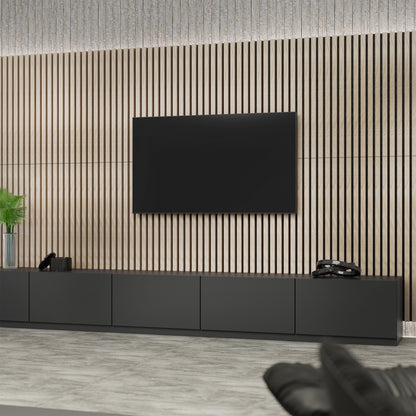 Wood Slat Acoustic Panels (x8)