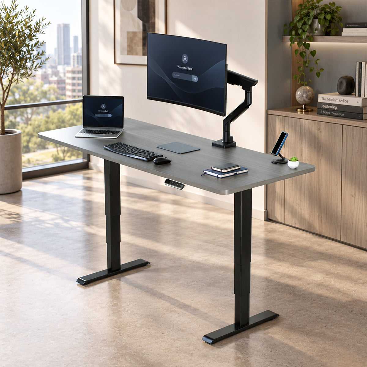 VIVO PRO 71" x 30" Dual Motor Electric Desk