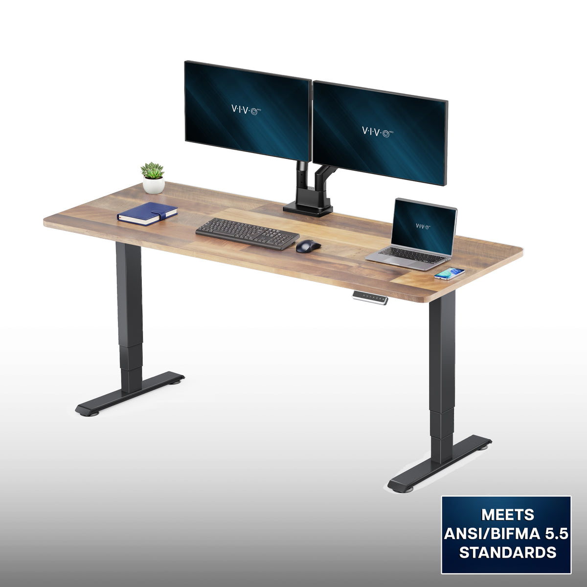 VIVO PRO 71" x 30" Dual Motor Electric Desk