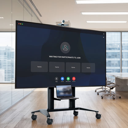 VIVO PRO Aluminum Large Screen TV Cart - 32” to 120” Screens