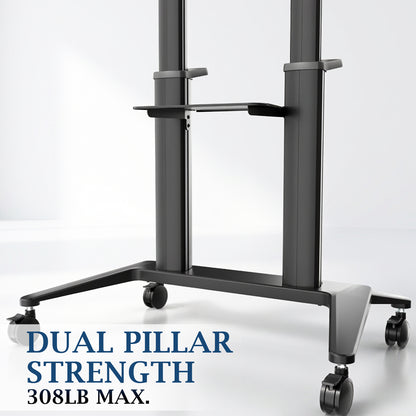 VIVO PRO Aluminum Large Screen TV Cart - 32” to 120” Screens