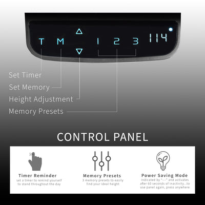 Single monitor ultrawide desk mount with electric height adjustment.