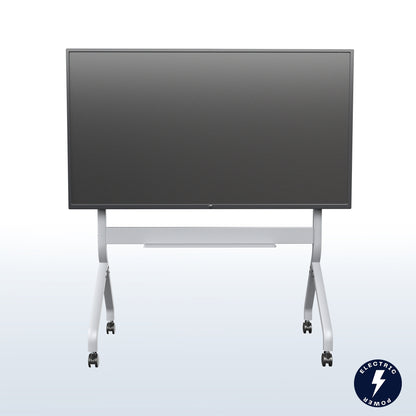 Slim Motorized Height Adjustable TV Cart - 60” to 110" Screens