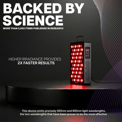 Pneumatic Arm Small Red Light Therapy Desk Stand