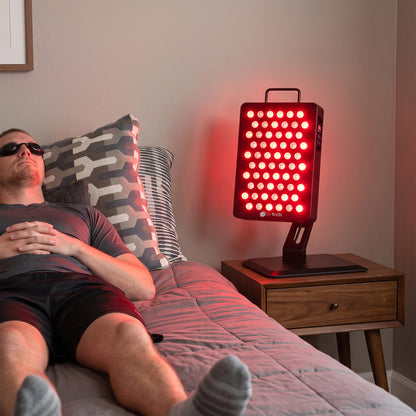 Pneumatic Arm Small Red Light Therapy Desk Stand