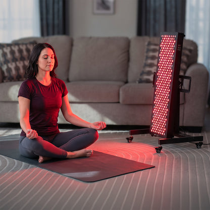 Low Height Cart Large Red Light Therapy Device