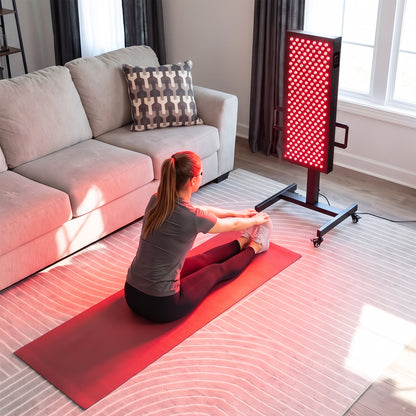 Low Height Cart Large Red Light Therapy Device