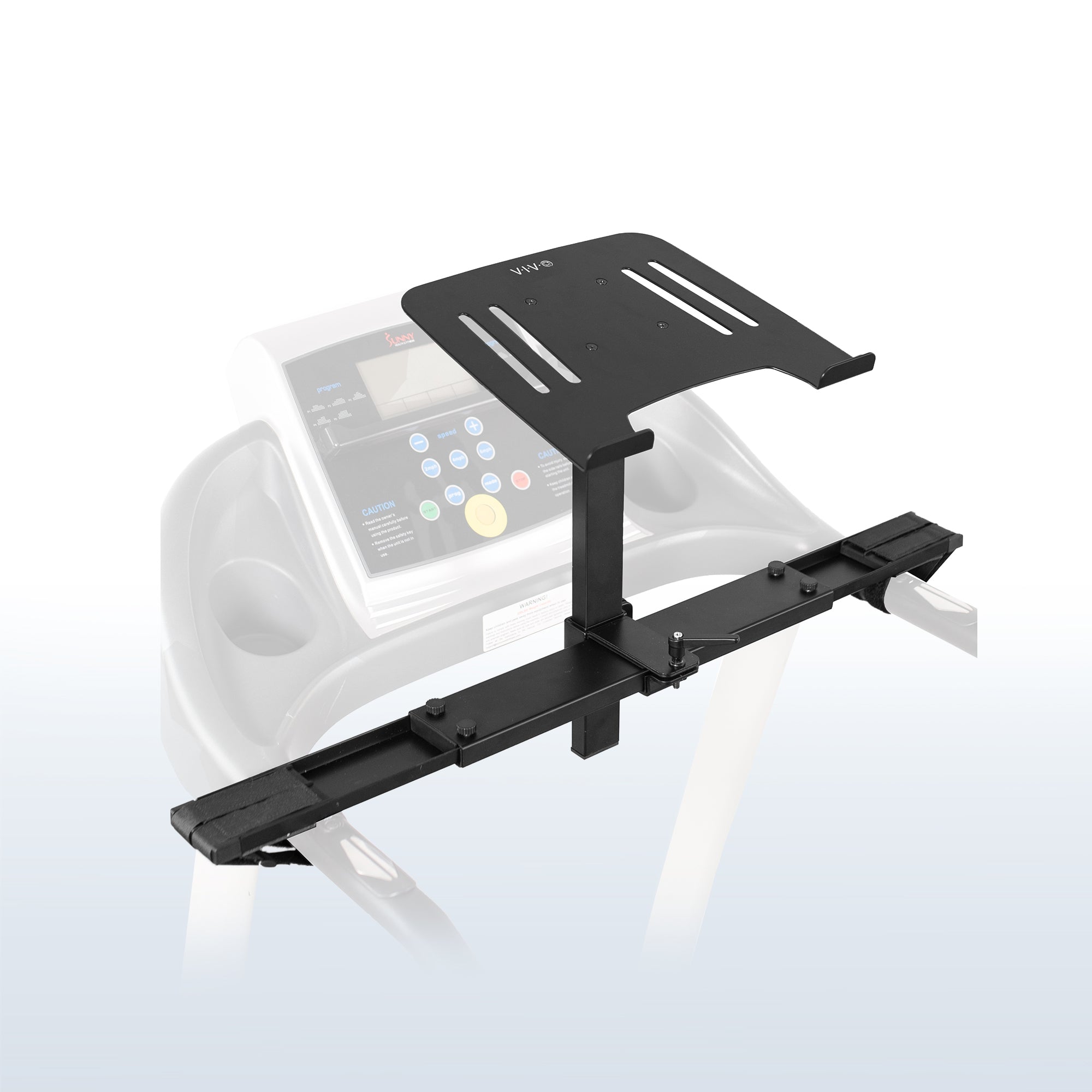 Treadmill laptop workstation.