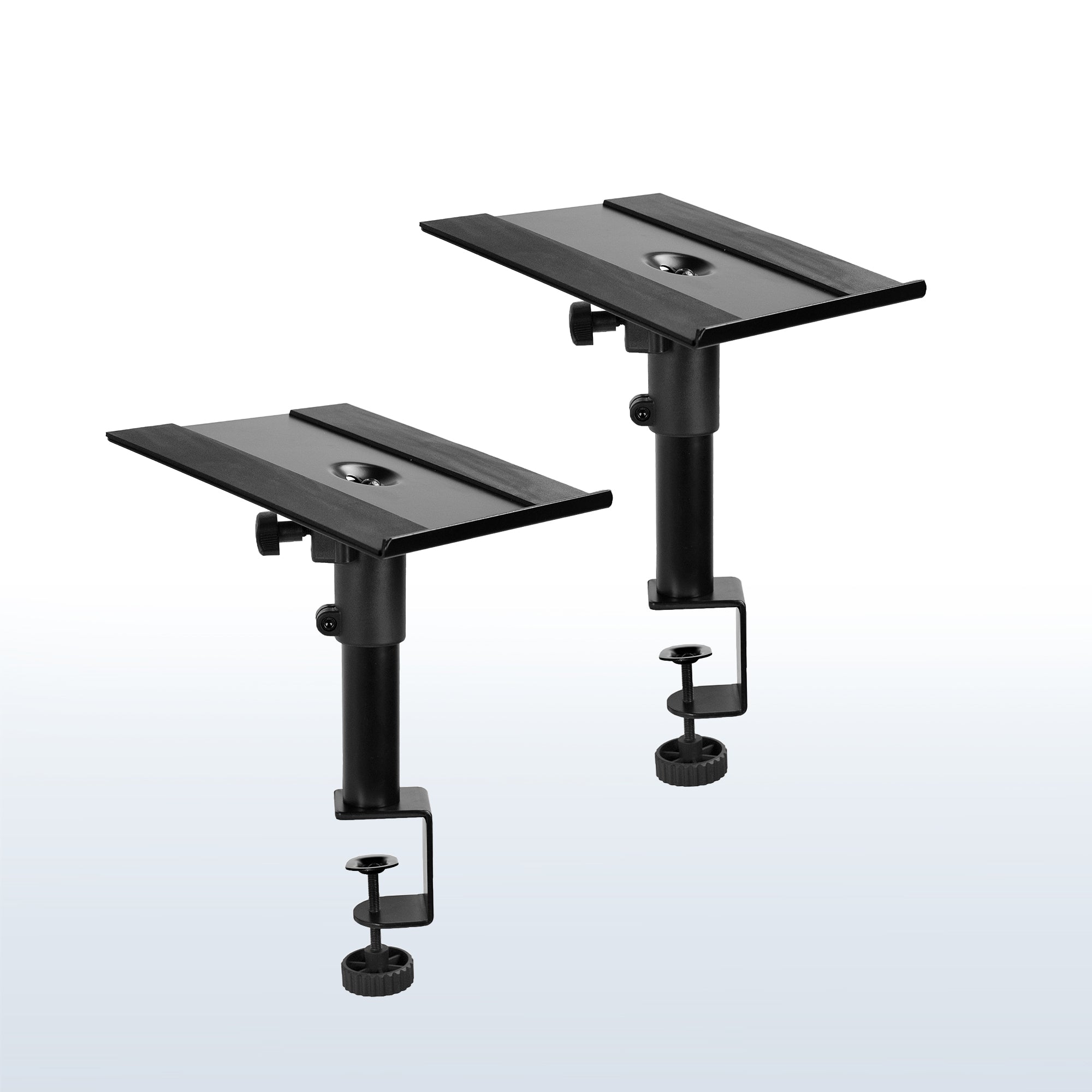 Black clamp on speaker stands from VIVO.